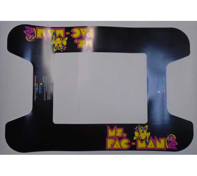 MS. PACMAN Video Arcade Game Machine Cocktail Table Overlay