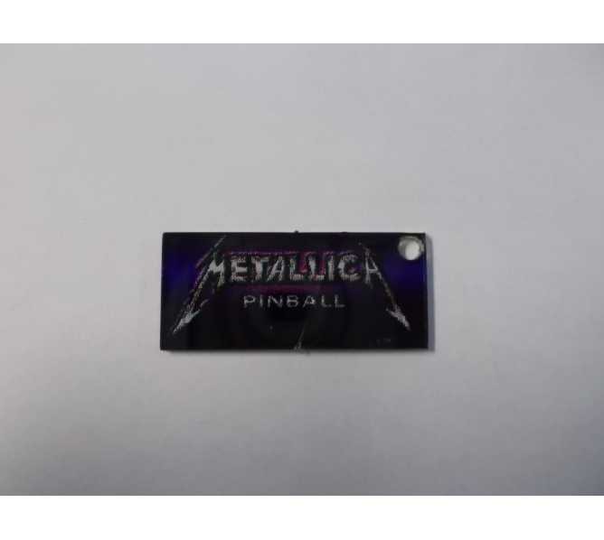 Metallica Original Pinball Machine Promotional Key Fob Keychain Plastic - Stern