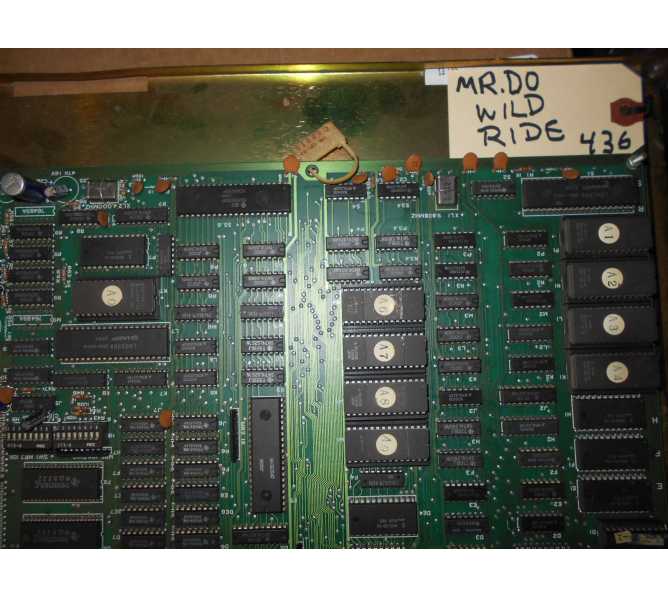 Mr. Do's Wild Ride Arcade Machine Game PCB Printed Circuit Board #436 - Universal 
