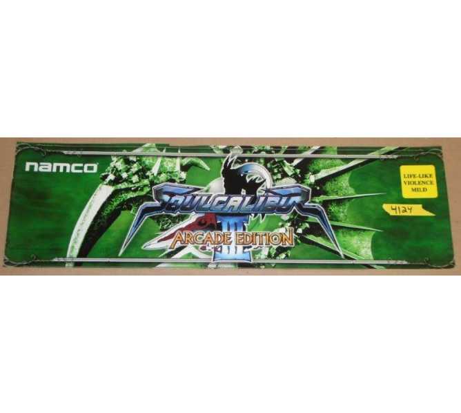 NAMCO SOUL CALIBER Arcade Game Machine FLEXIBLE HEADER #4124 for sale  