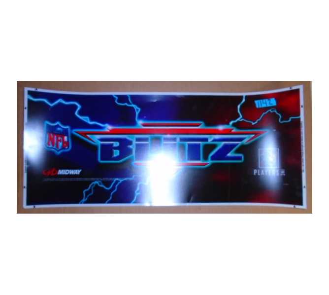 NFL BLITZ Arcade Game Machine Flexible HEADER #1142 for sale