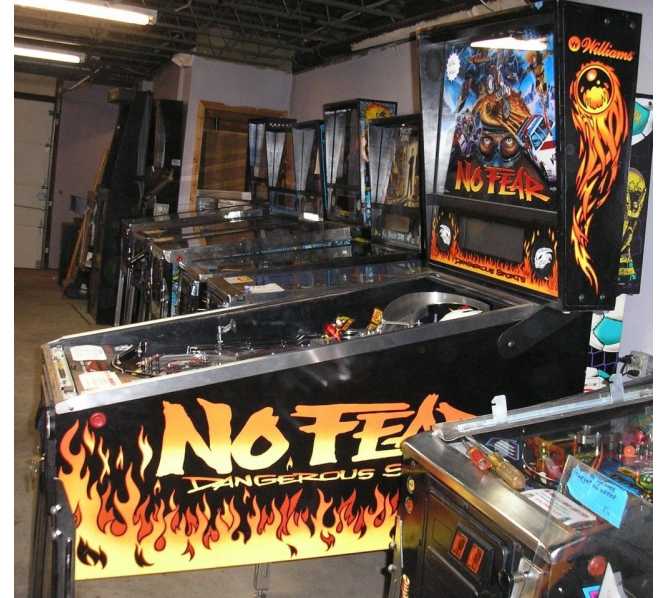 NO FEAR: DANGEROUS SPORTS Pinball Machine Game for sale by Williams - LED UPGRADE  