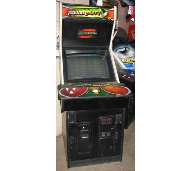 POWERPUTT Upright Arcade Machine Game for sale by IT 