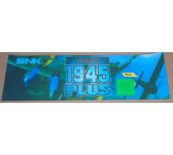 PSIKYO STRIKERS 1945 PLUS Arcade Game Machine FLEXIBLE HEADER #4112 for sale  