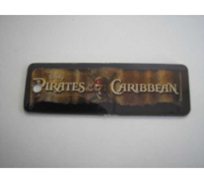 Pirates of the Caribbean Original Pinball Machine Promotional Key Fob Keychain Plastic #2 - Stern 