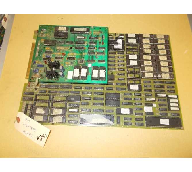Pit Fighter Arcade Machine Game PCB Printed Circuit Board #241 - Atari - "AS IS" 