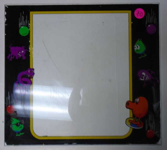 QBERT Arcade Machine Game Glass Marquee Bezel Artwork Graphic #70 by GOTTLIEB for sale