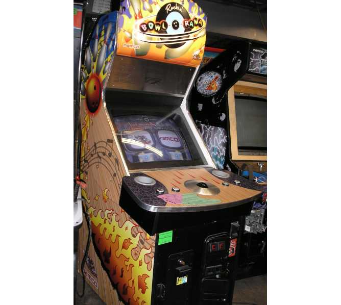 ROCKIN BOWL-O-RAMA Arcade Machine Game for sale by NAMCO - LATEST SOFTWARE & HARDWARE