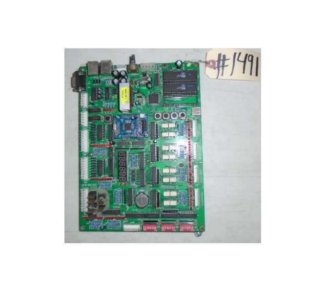 ROLL TO WIN Arcade Machine Game PCB Printed Circuit MASTER Board #1491 for sale 