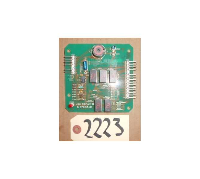 ROWE SNACK Vending Machine 490 DISPLAY Board #6-07907-01 (2223) 
