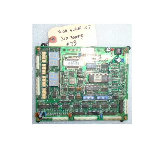 SEGA Super GT Arcade Machine Game PCB Printed Circuit I/O Board #33 for sale 