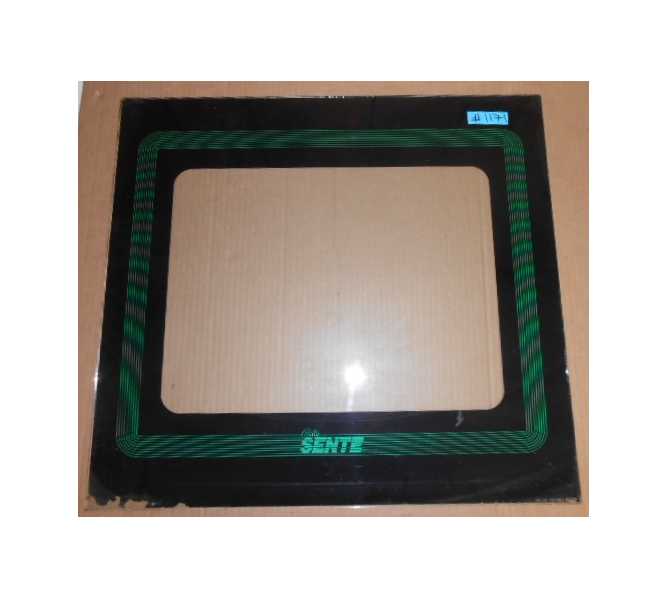 SENTE Arcade Machine Game Glass Marquee Bezel Artwork Graphic #1171 by BALLY for sale