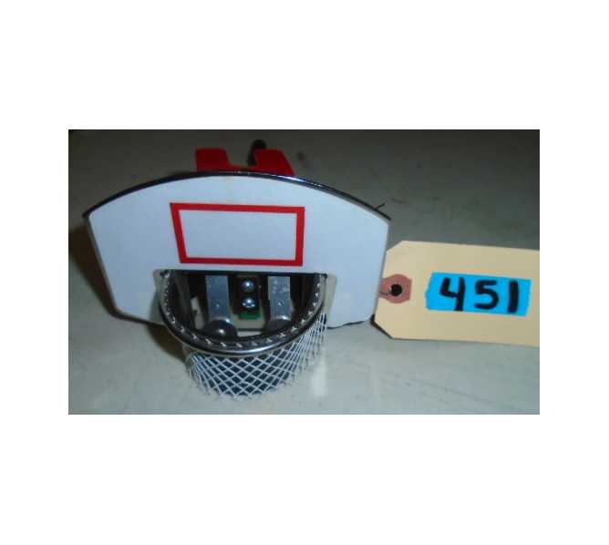 SHAQ ATTAQ Pinball Machine Game BASKET & BACKBOARD ASSEMBLY #30778 for sale  