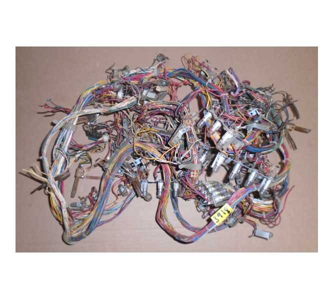 WILLIAMS SORCERER Pinball WIRING HARNESS & MISC. Lot #3918 