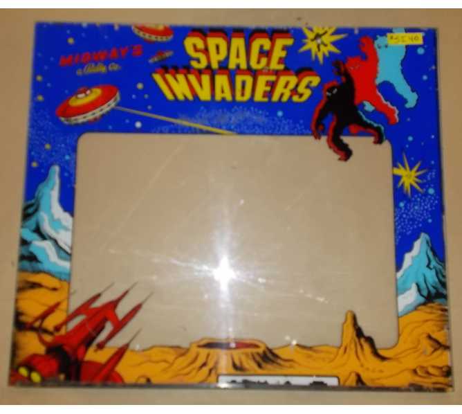 SPACE INVADERS SILVER ANNIVERSARY EDITION Arcade Machine Game Plexiglass Marquee Graphic Artwork for sale #SI40 by TAITO 
