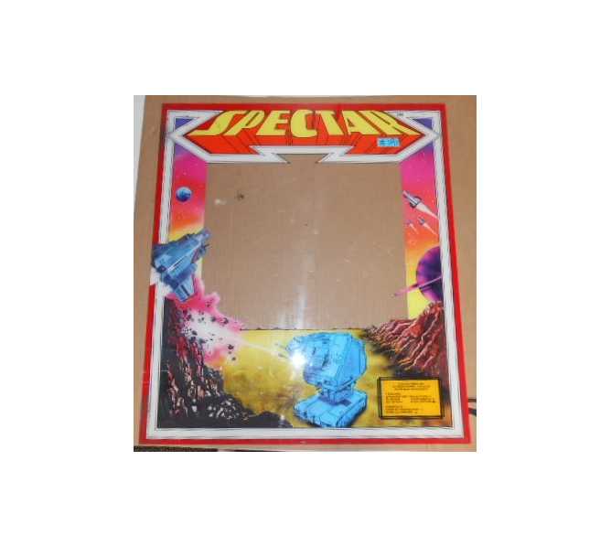 SPECTAR Arcade Machine Game Plexiglass Marquee Graphic Artwork #1191 for sale  