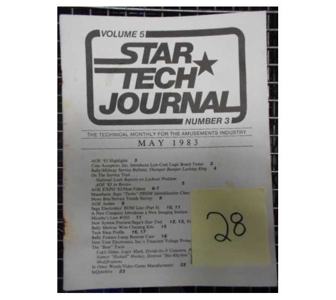 STAR TECH JOURNAL VOLUME 5 NUMBER 3 MAY 1983 Technical Monthly Publication #28  