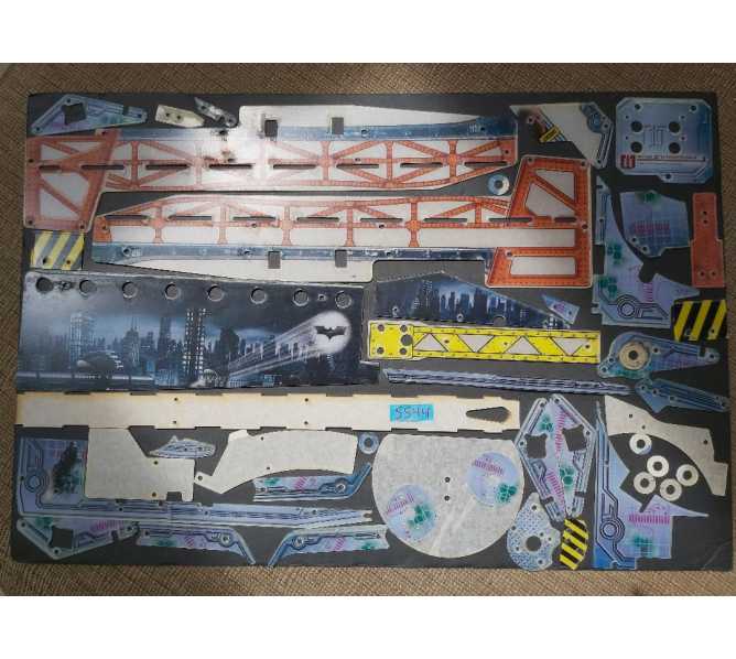 STERN BATMAN Pinball Machine Game INCOMPLETE 44 pc. Plastic Set for sale