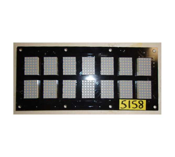 STERN Pinball Machine Game  Display board LED 5 x 7 #520-5250-14 (#5158) "AS IS" UNTESTED for sale  