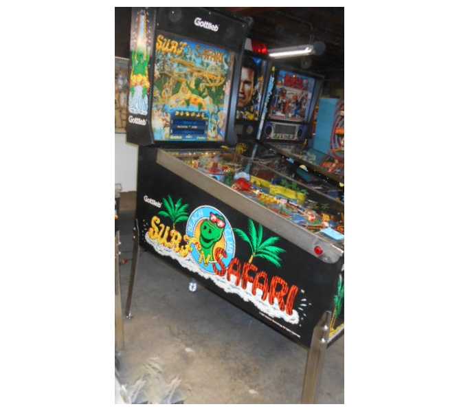 SURF 'N SAFARI Pinball Game Machine For Sale by Gottlieb