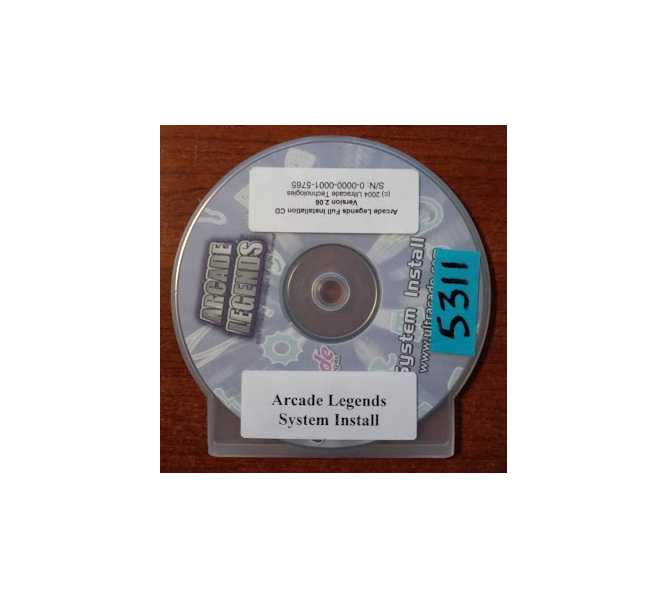 SYSTEM INSTALL CD Version 2.06 for ARCADE LEGENDS #5311 for sale 
