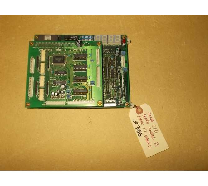 Sega Model 2 I/O Arcade Machine Game PCB Printed Circuit Board #355 - "AS IS" 