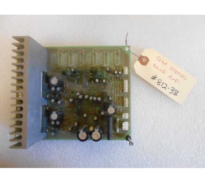 Sega Stereo Sound Amp Arcade Machine Game PCB Printed Circuit Board #812-38 - "AS IS" 