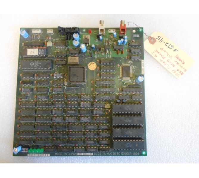 SEGA Super GT (Scud Race) Arcade Game PCB DIGITAL SOUND Board - #812-45 