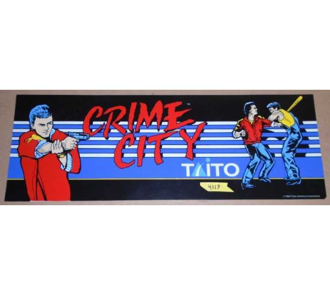 TAITO CRIME CITY Arcade Game Machine FLEXIBLE HEADER #4113 for sale