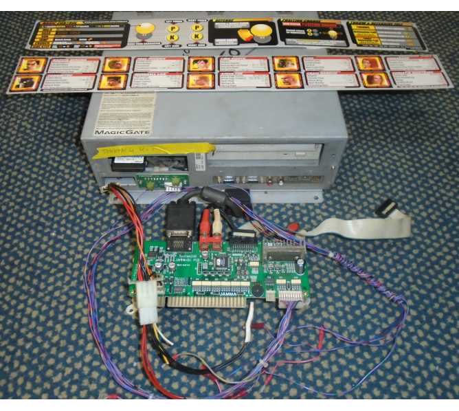 TEKKEN 4 Arcade Machine Game Kit by NAMCO - MAIN BOARD, I/O BOARD & SOME WIRING