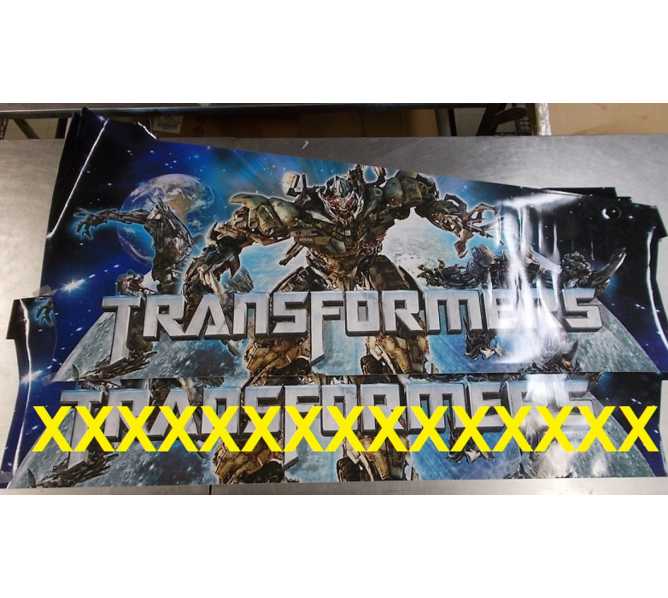STERN TRANSFORMERS DECEPTICON VIOLET LE Pinball Machine Game Cabinet Art 2 piece Decal Set for sale 