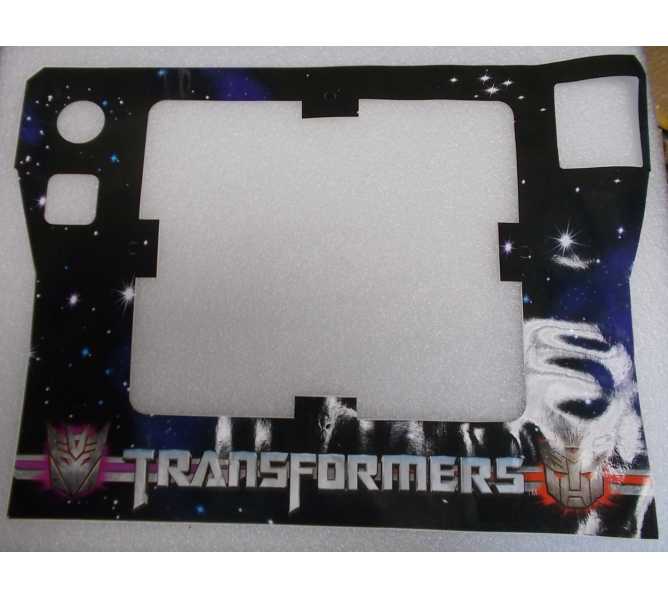 TRANSFORMERS LIMITED EDITION "COMBO" Pinball Game Machine Cabinet Artwork Coin Door Decal NOS  