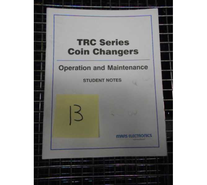 TRC SERIES COIN CHANGERS Operation & Maintenance Manual by MARS ELECTRONICS #13 