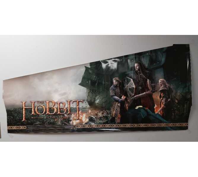 The Hobbit Limited Edition Pinball Machine Game ULTRA THICK, HIGH GLOSS RAD CAL Decal RIGHT side for sale