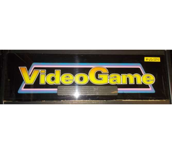 VIDEO GAME Arcade Machine Game Overhead Marquee Header for sale #VG124  