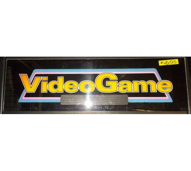 VIDEO GAME Arcade Machine Game Overhead Marquee Header for sale #VG125 