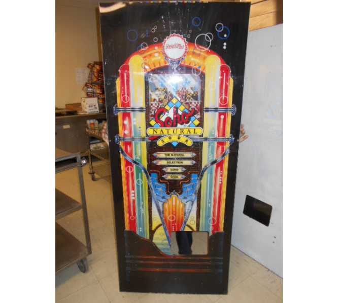 Vintage SOHO Plexiglass Front for Dixie Narco 501 Vending Machine with Large Port for sale