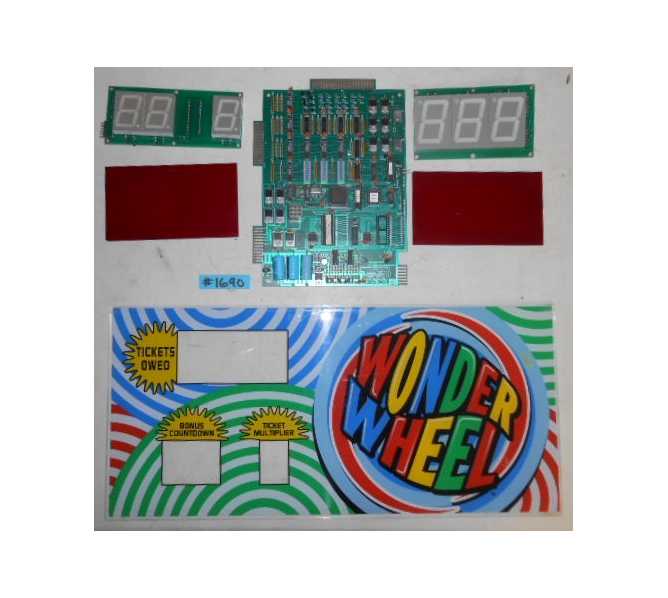 WONDER WHEEL Ticket Redemption Arcade Game Machine Kit #1690 for sale 
