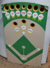 1950s PRESSMAN ACTION BASEBALL Tabletop Game Playfield (B108) 
