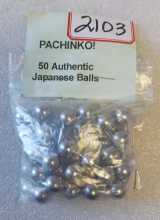 50 Authentic Japanese PACHINKO Game Balls (2103) 