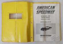 AMERICAN MACHINE AMERICAN SPEEDWAY Arcade Game Instruction & Service Manual & Schematics #6280 