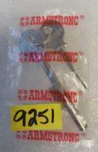 ARMSTRONG Sliding Glass Door Lock - Key Set #901 (9251) 