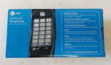 AT&T TRIMLINE Black Telephone Model 210 (9881) 