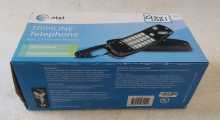 AT&T TRIMLINE Black Telephone Model 210 (9881) 