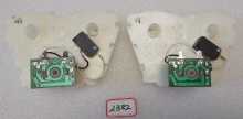 AUTOMATIC PRODUCTS 110, 111, 112, 113 Snack Machine DUAL SPIRAL MOTORS - Lot of 2 - (2382)