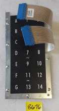 AUTOMATIC PRODUCTS 4000, 4500, 4600, 5000, 5500 Snack Key Pad Selection Membrane #8676