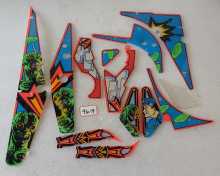 BALLY ATTACK FROM MARS Pinball Machine INCOMPLETE PLASTIC Set #9619 