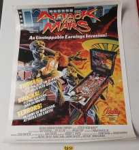 BALLY ATTACK FROM MARS Pinball Machine POSTER #9250 