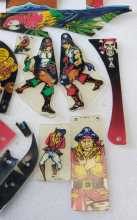 BALLY BLACK ROSE Pinball Machine INCOMPLETE PLASTIC Set #9603 