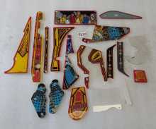 BALLY DOCTOR WHO Pinball Machine INCOMPLETE PLASTIC Set #9633 
